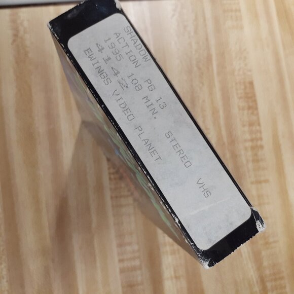 The Shadow 1994 VHS Alec Baldwin John Lone Tim Curry Mulcahy Walter B. Gibson - Picture 6 of 8